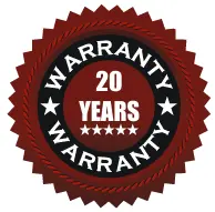 20 Years Warranty
